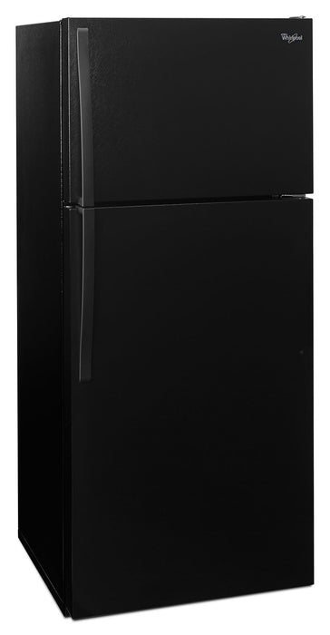 Whirlpool 28\" 14 Cu. Ft. Top-Mount Refrigerator - Black - WRT314TFDB