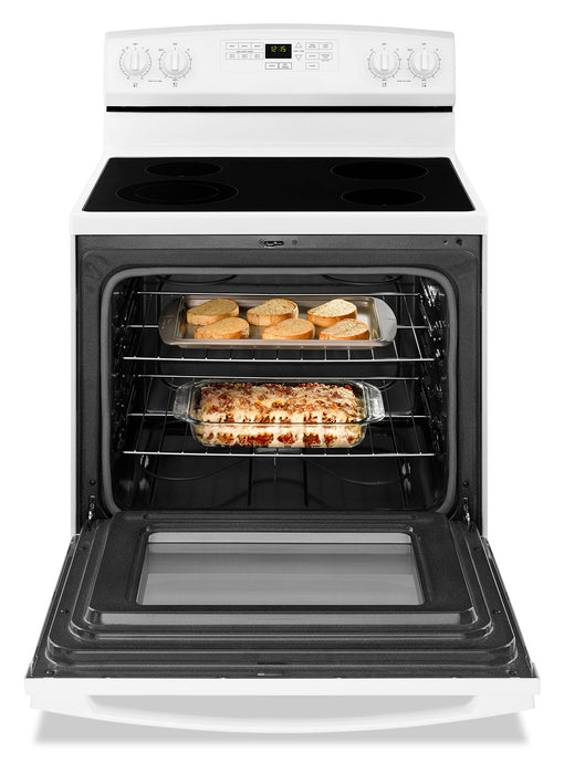 Amana 4.8 Cu. Ft. Electric Range with Self-Clean - White - YAER6603SFW